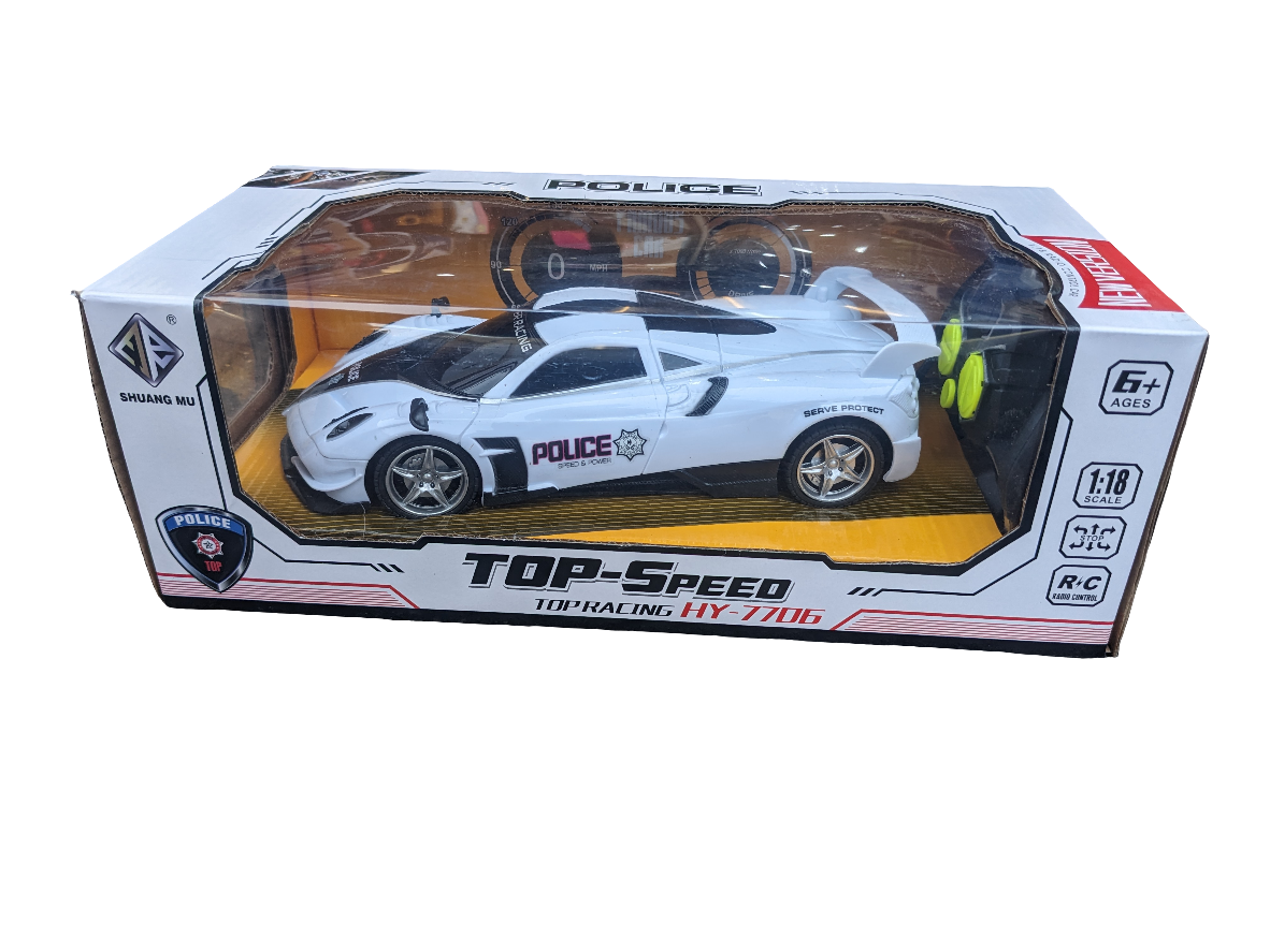 Remote Control Police Car Scale 1:16