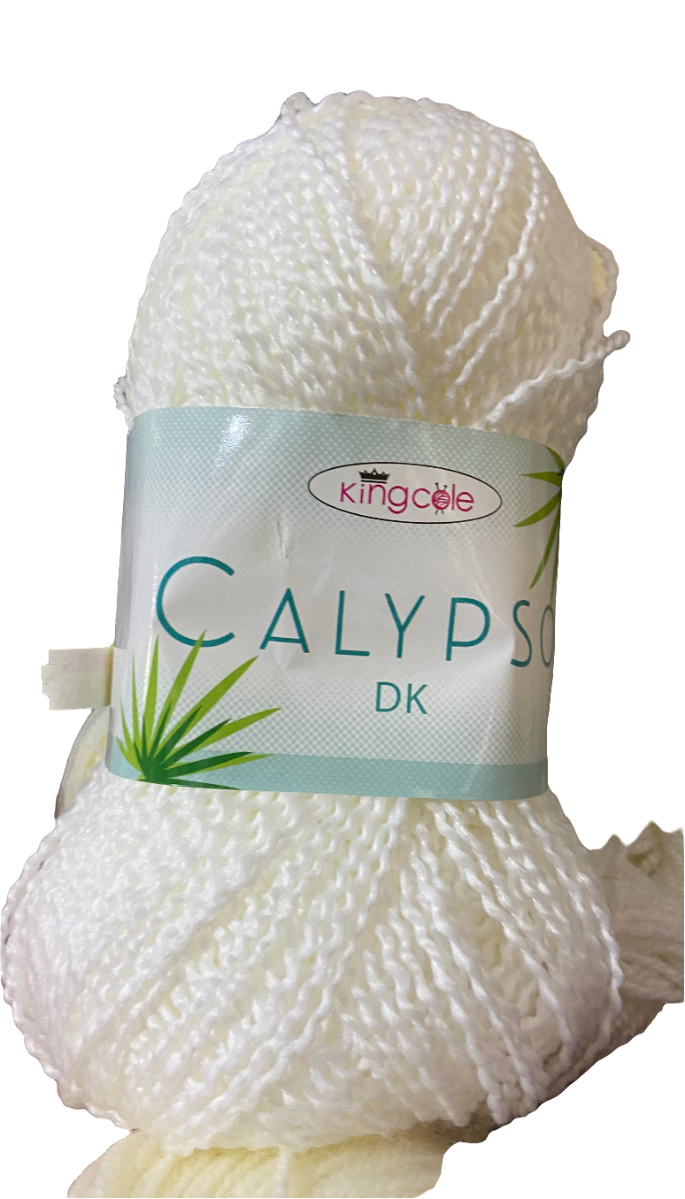 KING COLE CALYPSO DK WHITE 100g