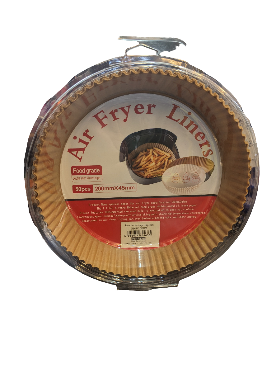 Air Fryer Liners 50pcs 200mm x 45mm