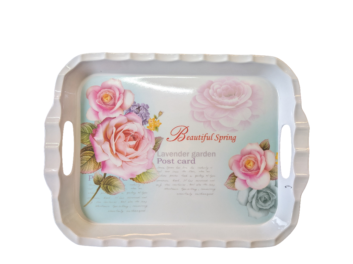 Plateau de service en plastique 38 x 28 cm