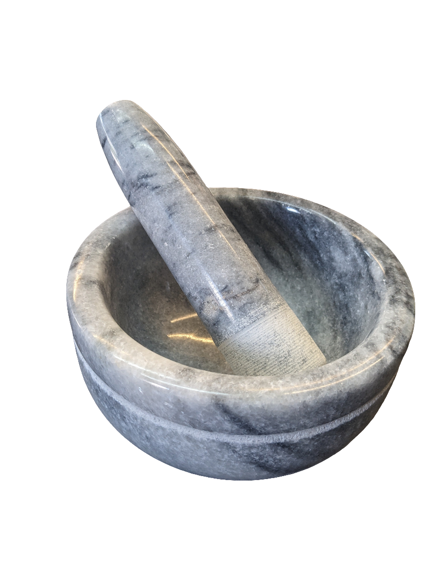 Mortier et pilon en marbre n° 7