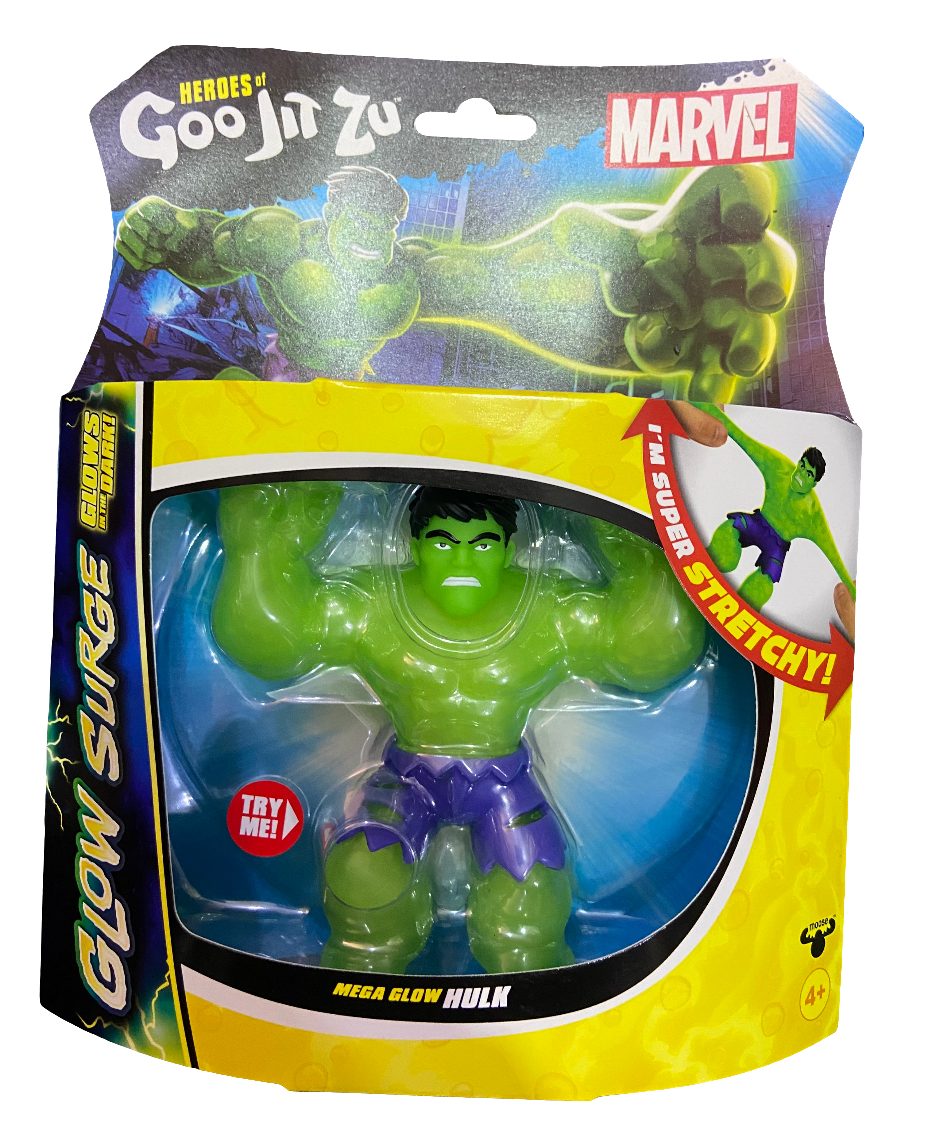Heroes of Goo Jit Zu - Glow Surge Marvel - Mega Glow Hulk