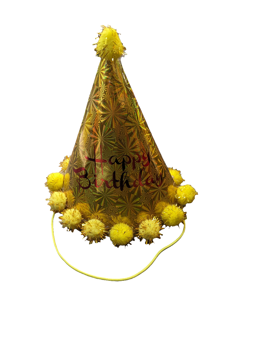 Happy birthday Pom Pom Hat