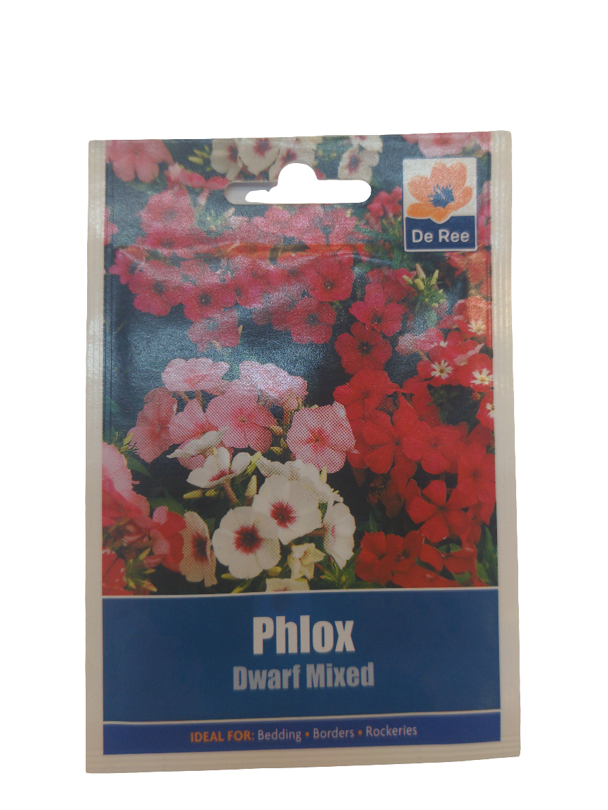 De Ree Phlox Dwarf Mixed Seeds
