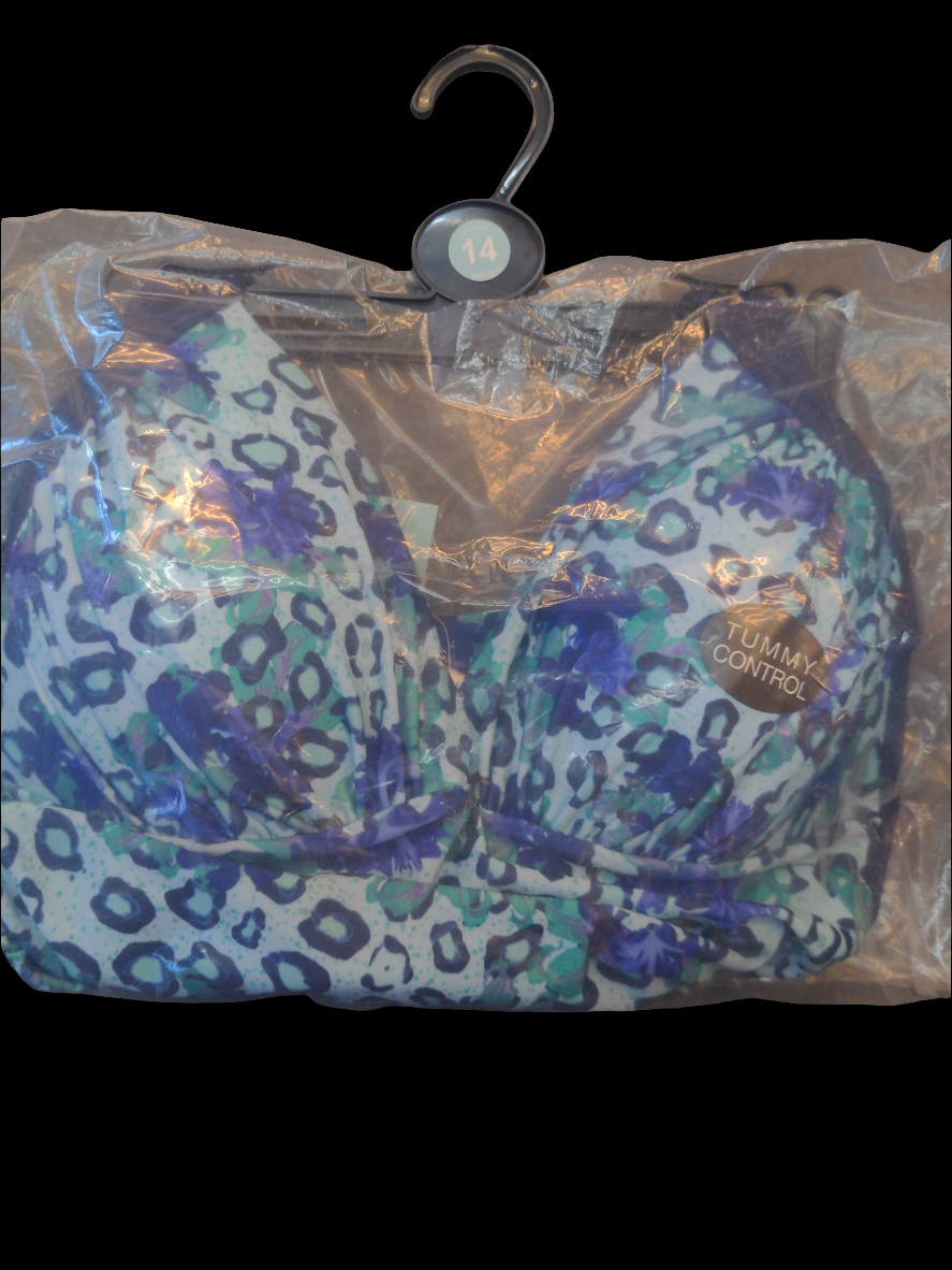 CONTROL PANEL SWIMSUIT PINK PRINT -14