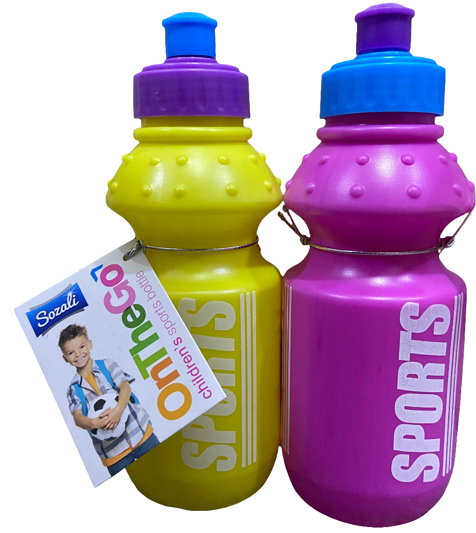 Kids 350ml Sports Bottle Assorted