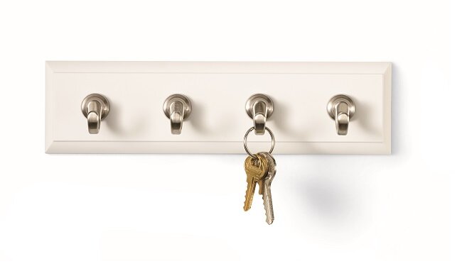 Barre porte-clés blanche Small Command - HOM-18Q-ES