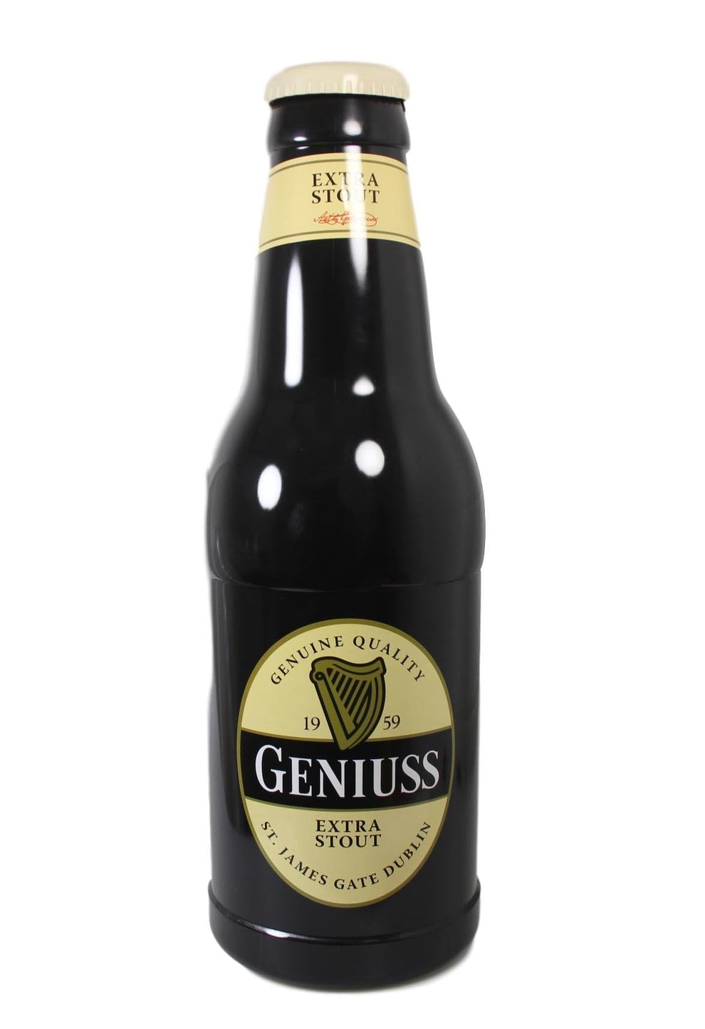 Bouteille géante Geniuss pour économies d'argent 56 cm