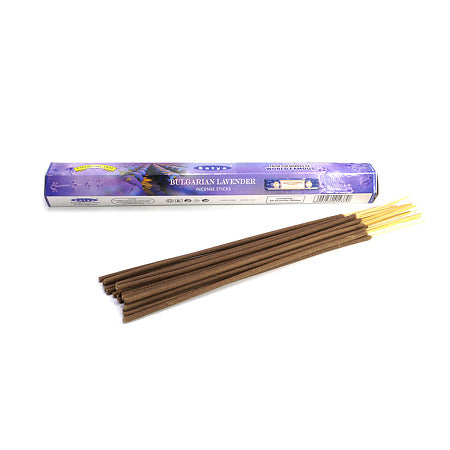 BULGARIAN LAVENDER, Satya (BULGARIAN LAVENDER incense, Satya), hexagon, 20 sticks.