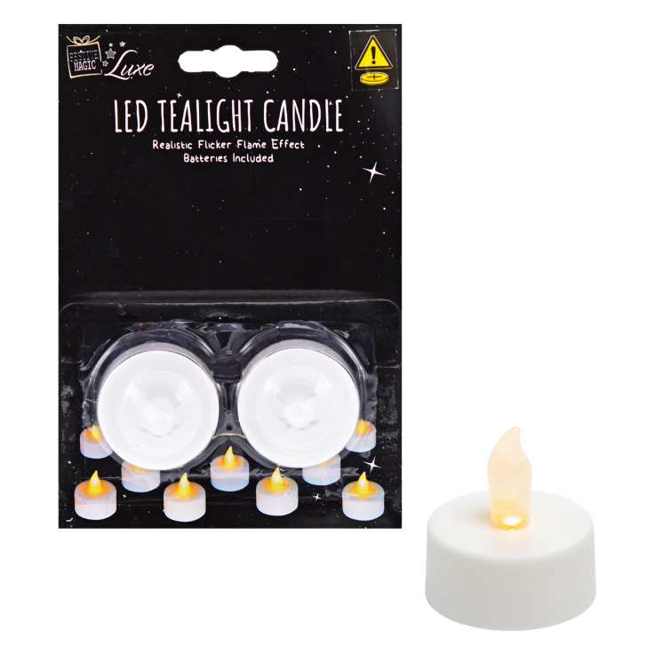 Bougie LED chauffe-plat - Lot de 2