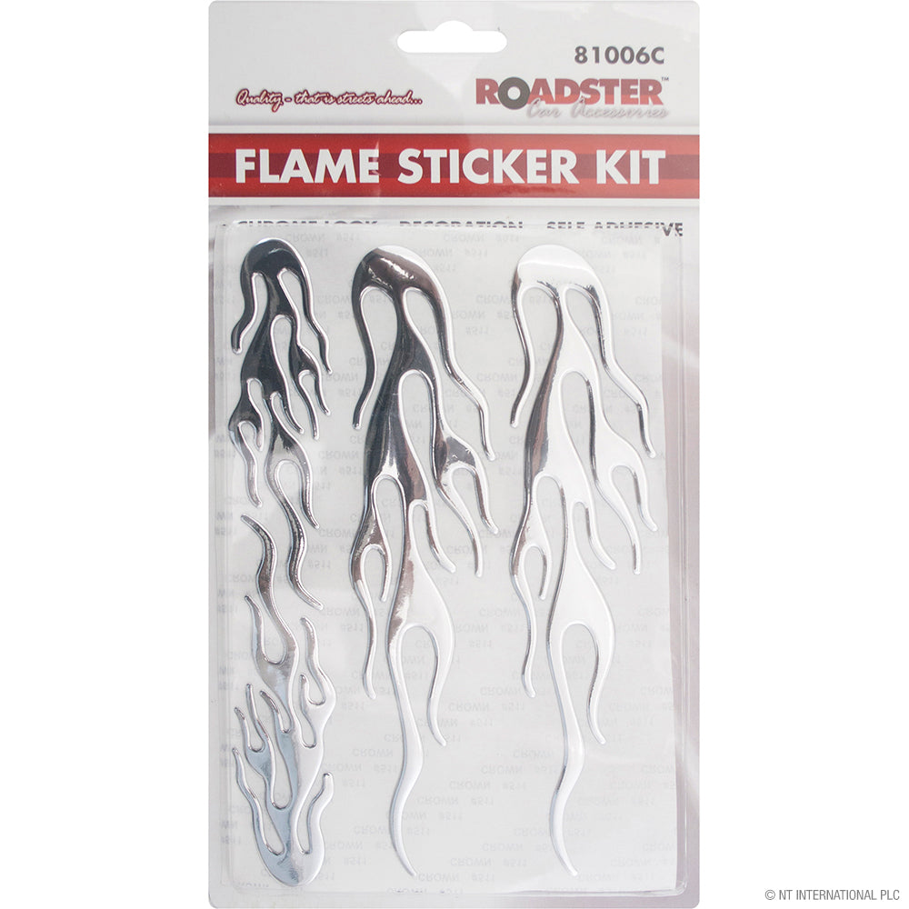 Kit d'Autocollants Flammes - Décalcomanies de Haute Qualité et Faciles à Poser pour Personnaliser Votre Équipement