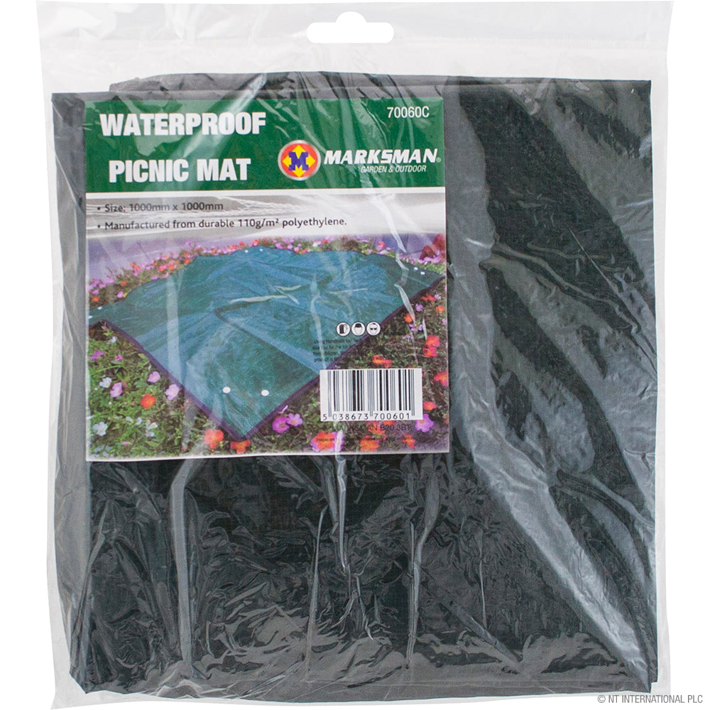 Tapis de pique-nique imperméable - Couverture d'extérieur portable de 1000 x 1000 mm pour la plage, le camping et les pique-nniques