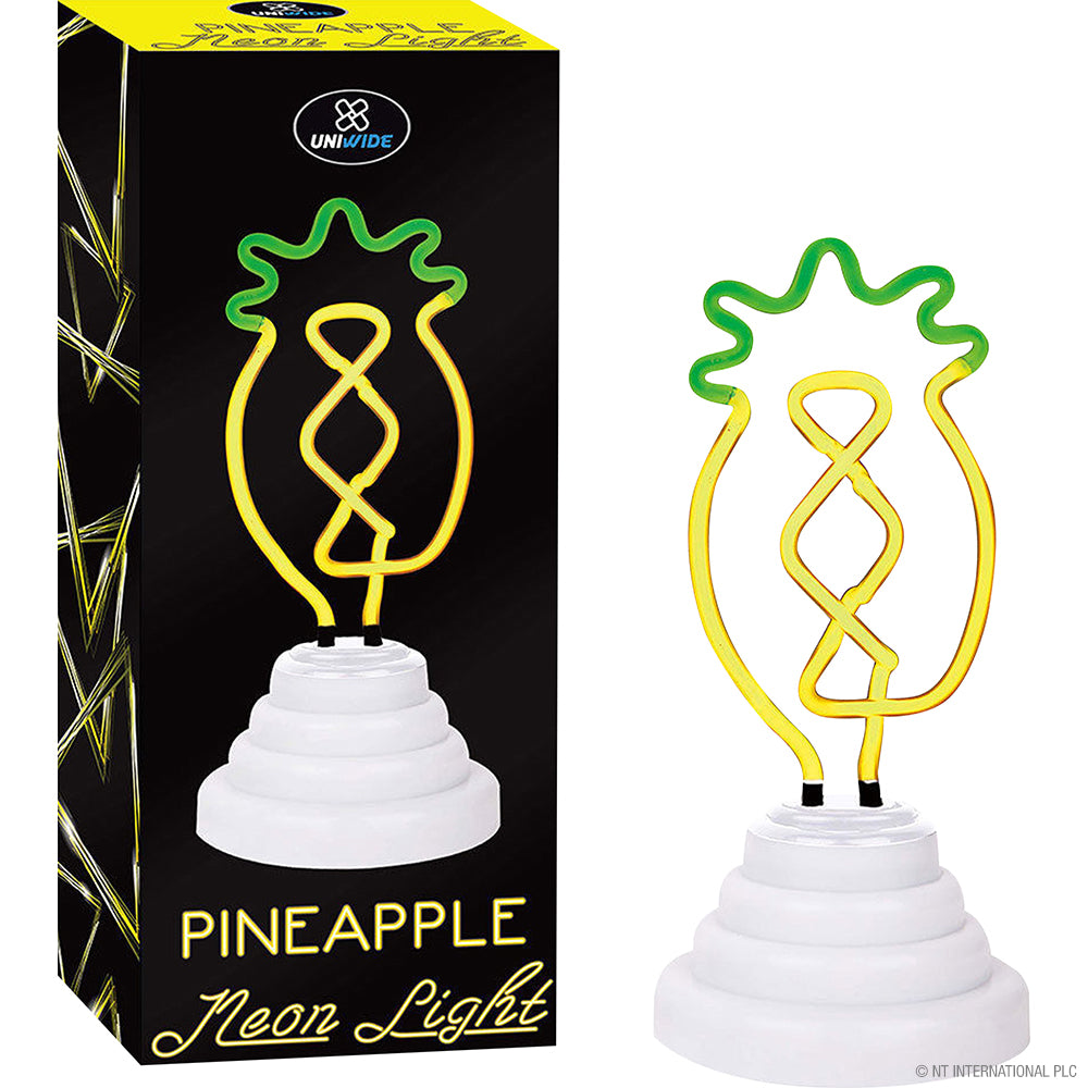 Enseigne Néon Ananas Décor Tropical Vibrant pour la Maison et les Événements