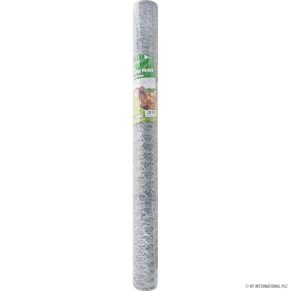 Grillage galvanisé de haute qualité 0,9x10m pour poulailler - Maille de 50mm