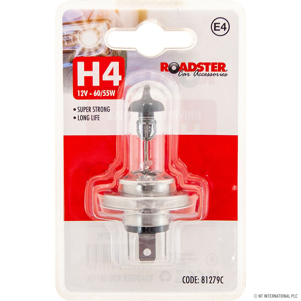 Ampoule halogène H4 60/55W 12V pour voiture - Solution d'éclairage automobile lumineuse et efficace