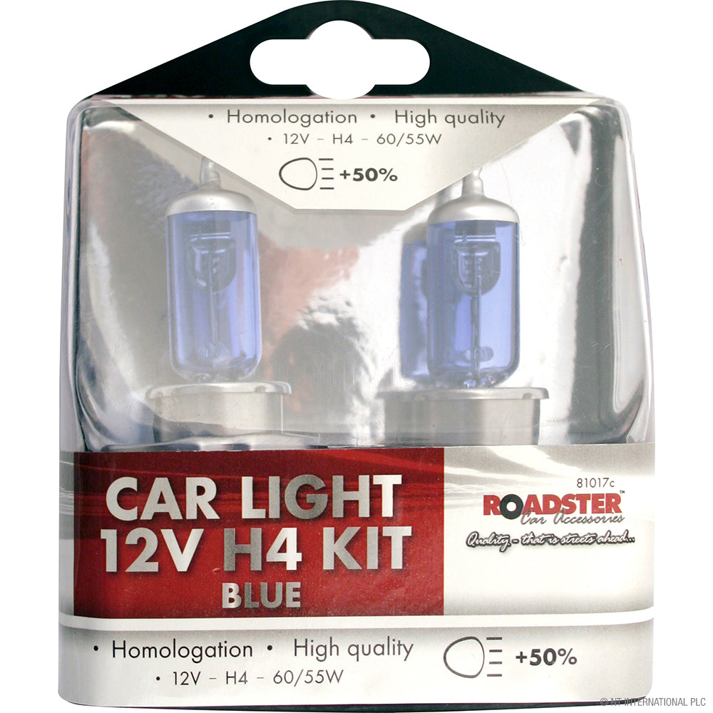 Kit d'ampoules de voiture H4 60/55W Xénon - Amélioration des phares blanc brillant 12V