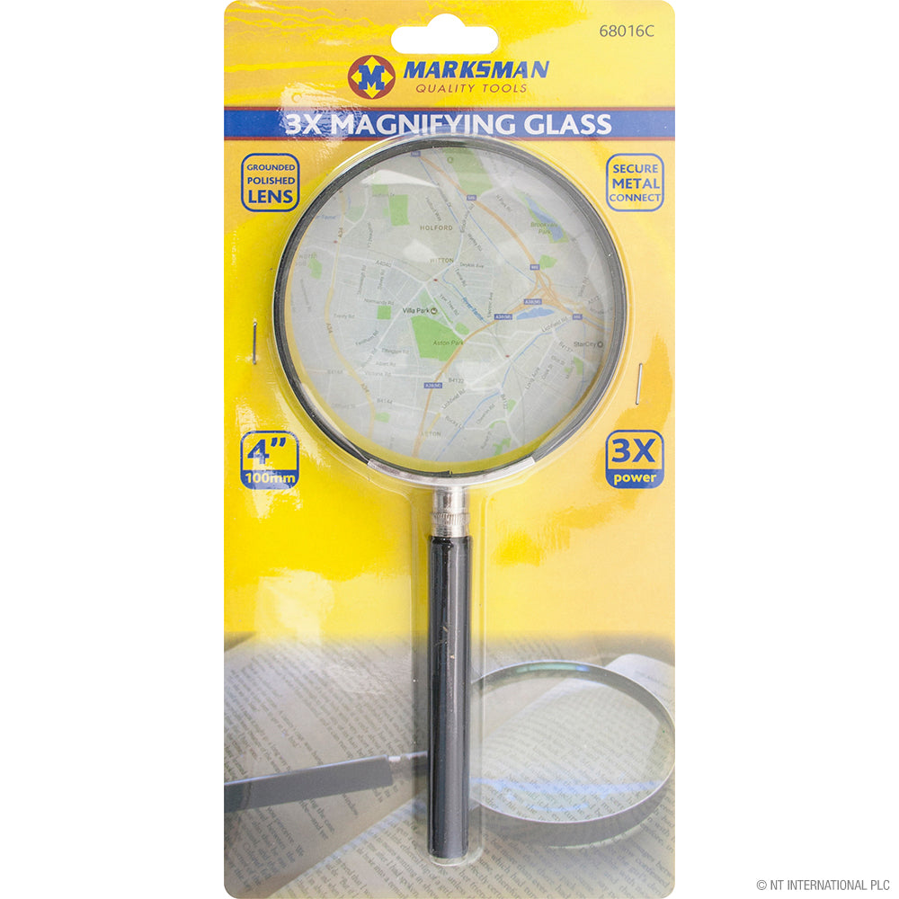 Loupe grossissante 3x - 100 mm (4 po) pour des détails d'une clarté cristalline