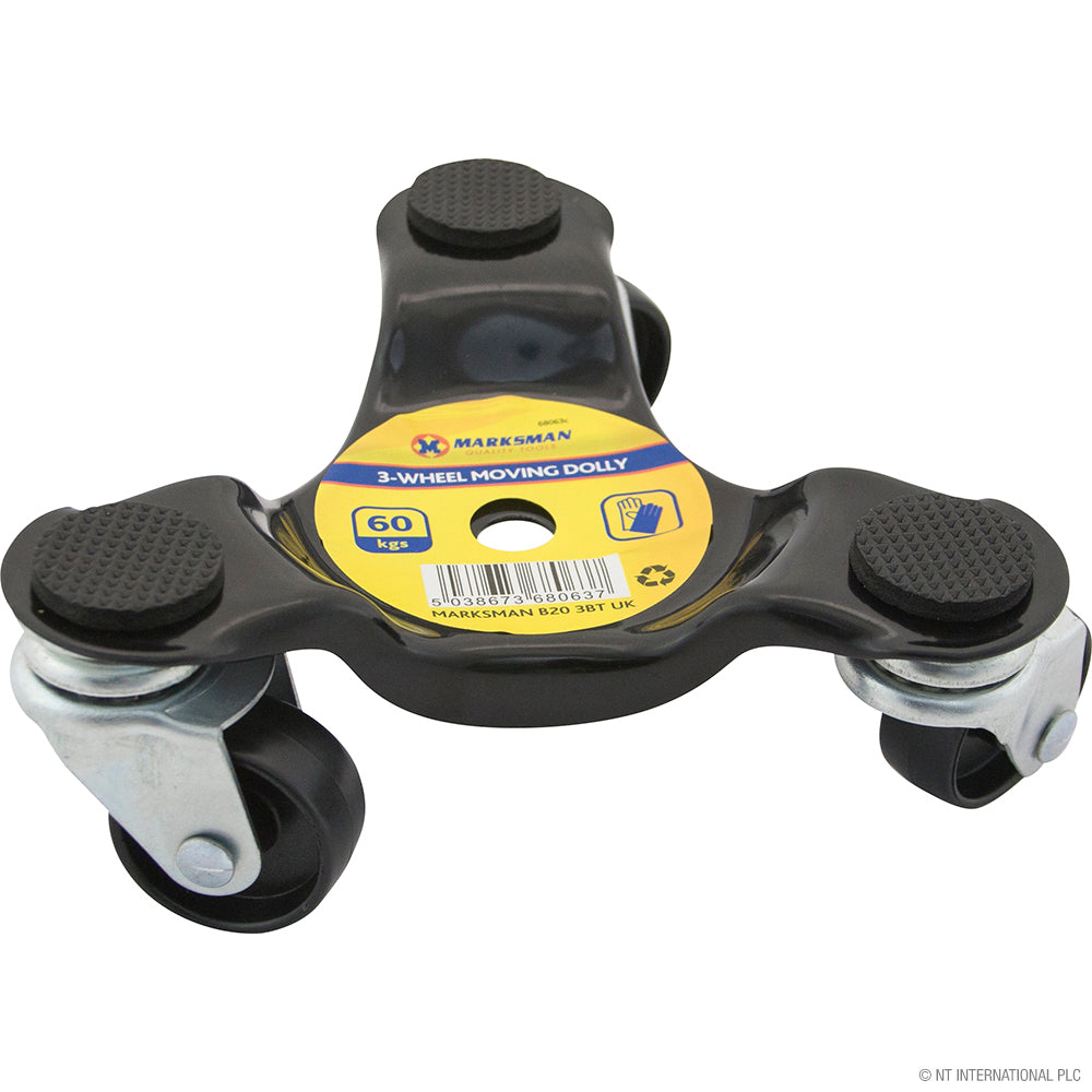 Heavy-Duty 3 Wheel Moving Dolly - 60kg Capacity | Efficient and Maneuverable Furniture Mover