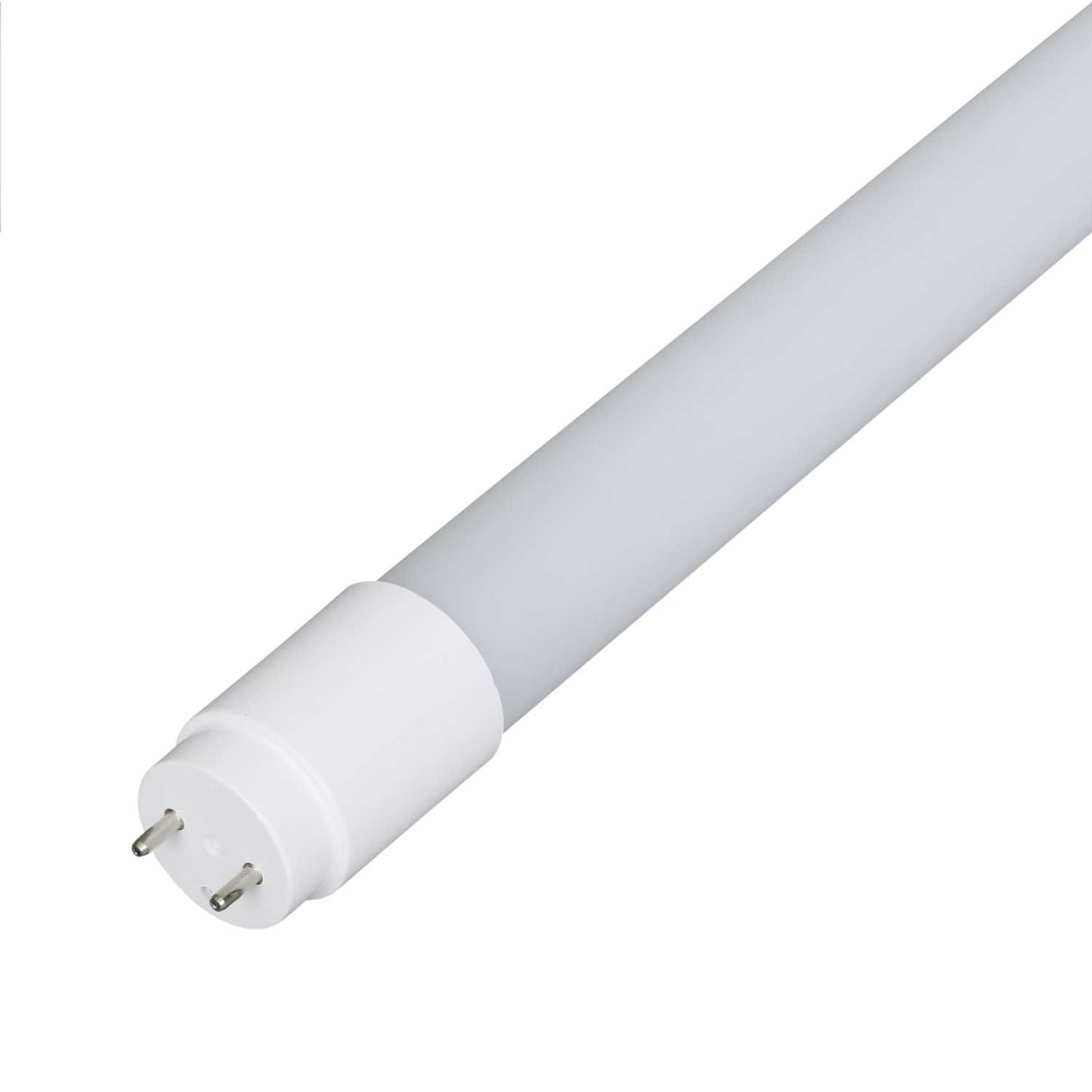 600 mm - 9 W = 900 lumens - LED - Tube T8 - Blanc mat - Lumière du jour - Boîte de 1