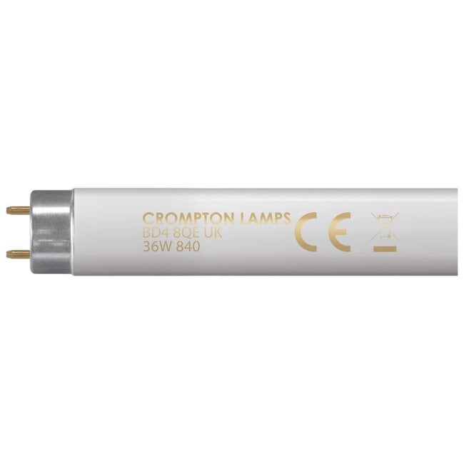 TUBE FLUORESCENT CROMPTON 1,20m T8 36W LUMIÈRE DU JOUR