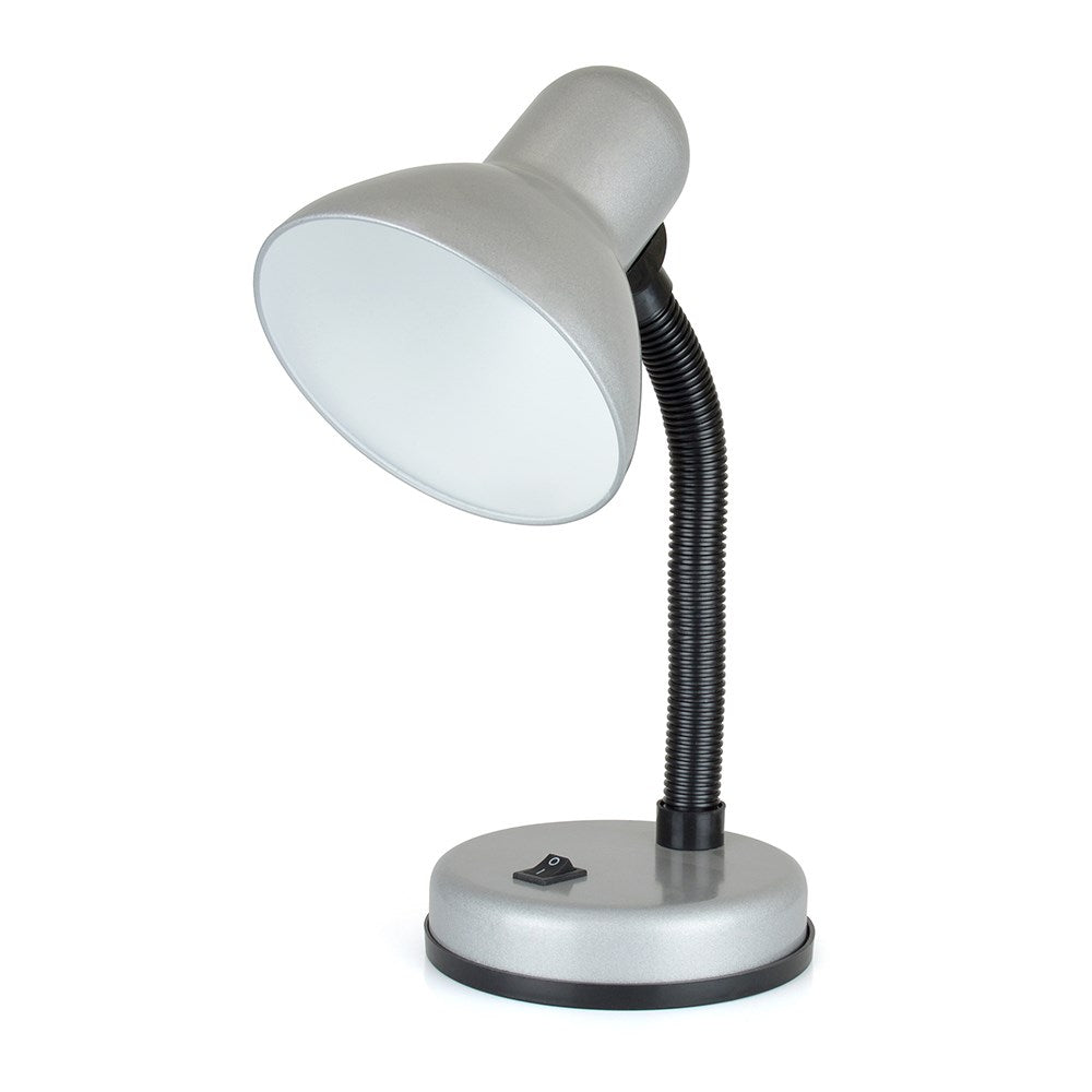 Lampe de bureau flexible « Classic » HomeLife 35w – Argent Strato