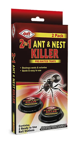 Station d'appât anti-fourmis Doff - Lot de 2