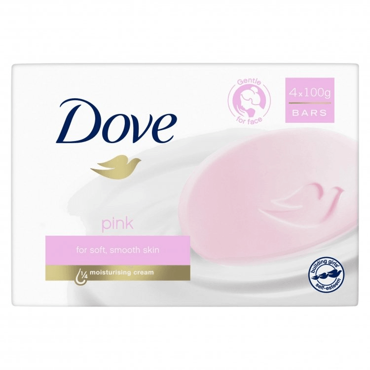 DOVE 100GX4 SAVON ROSE