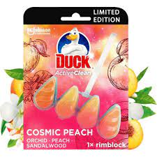 Bloc de jante canard WC Active Clean 38 g Pêche cosmique