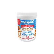 Valupak Comprimés à Croquer Multivitaminés Quotidien Chocolat 30 unités