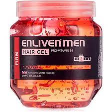 Gel Coiffant Enliven 250 ml Fixation Forte (Rouge)