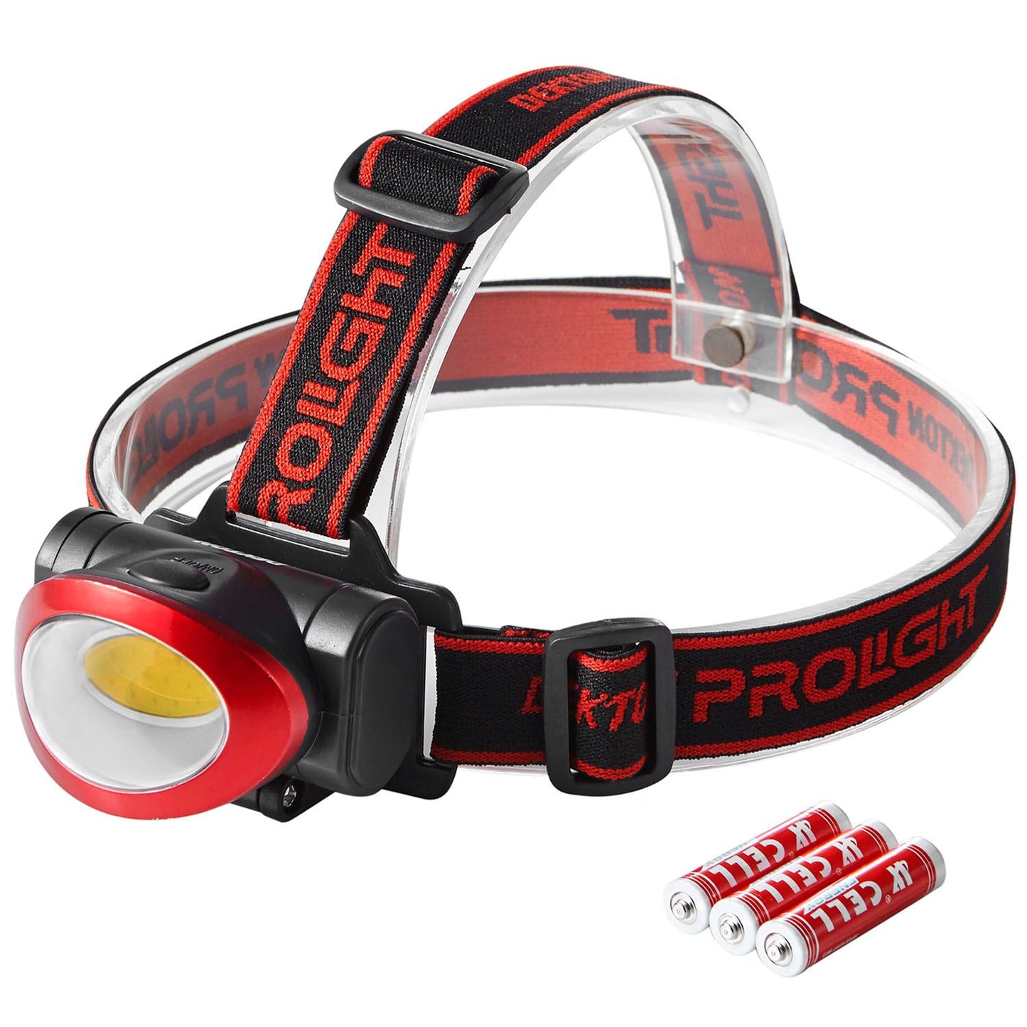 Dekton XA55 Pro Light Pathfinder COB LED Head Torch, Red