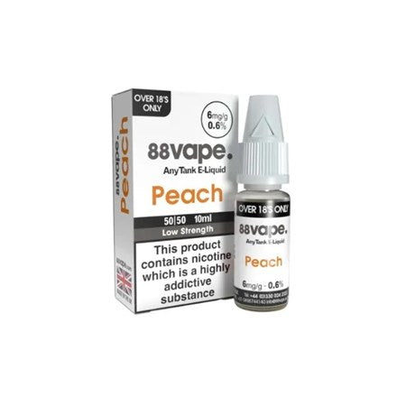 88 VAPE ANYTANK - 6MG PÊCHE DE RÊVE 10ML