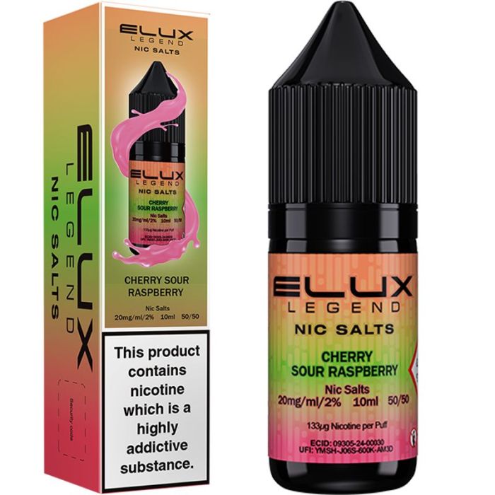 ELUX Legend nic salts cherry sour raspberry e-liquid 10ml
