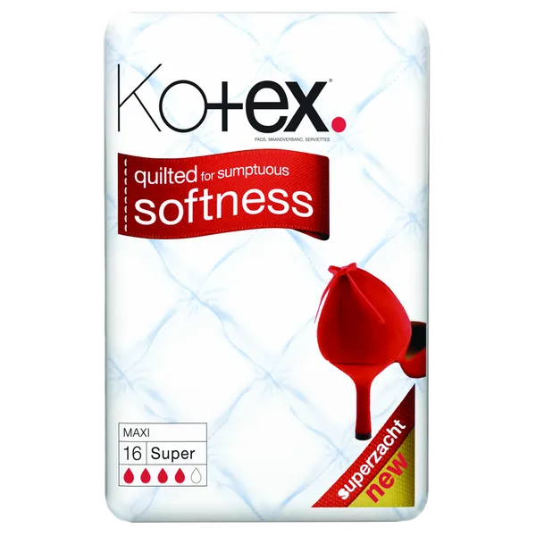 Kotex Maxi Serviettes Super Paquet de 16