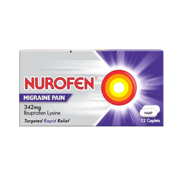 Nurofen Migraine Douleur Comprimés 342mg Boîte de 12