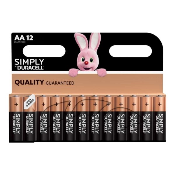 Duracell AA Simply - Lot de 12