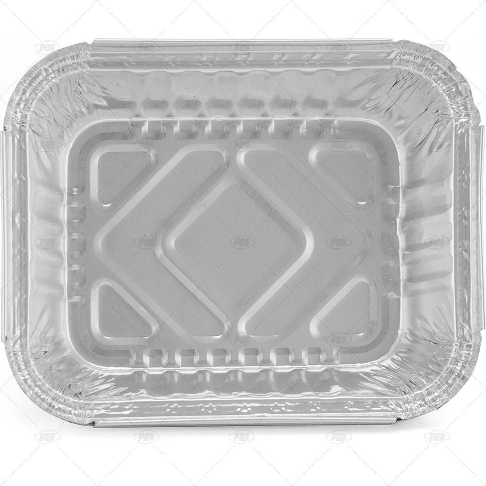 Plats et Couvercles en Aluminium Petite taille 150x120x46mm 8 pièces