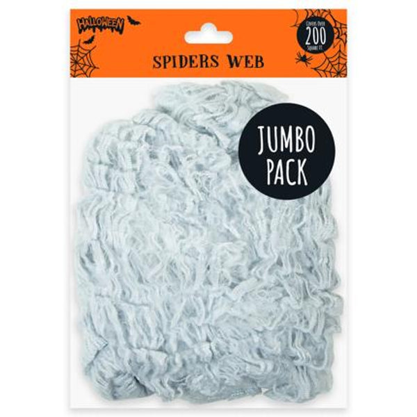 100g HALLOWEEN JUMBO SPIDER WEB