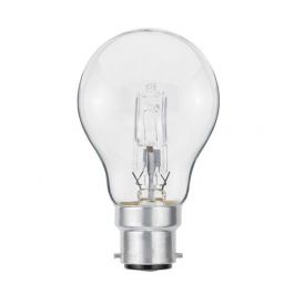 Luminizer 28W = 34W BC/B22 Lampe halogène Eco GLS Claire, Blanc Chaud, Intensité Variable