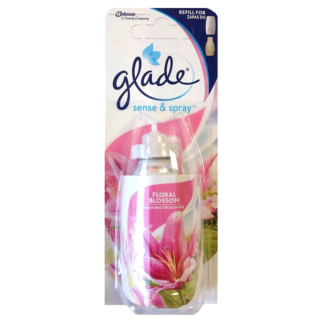 Glade Sense & Spray Recharge de Désodorisant Floral Blossom 18ml
