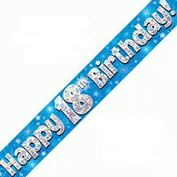 Bannière Joyeux 18ème Anniversaire 9 pieds