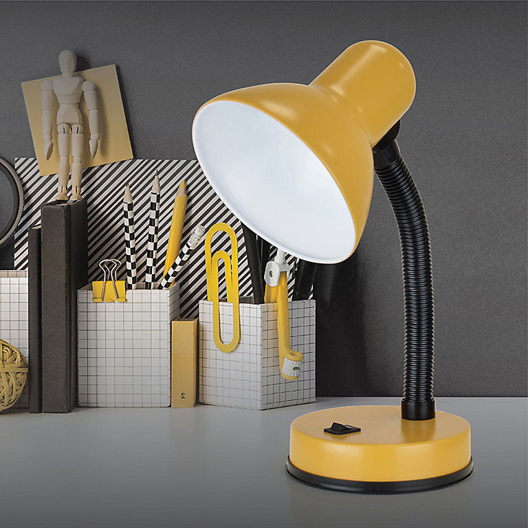 Lampe de bureau flexible « Classic » 35 W HomeLife - Couleurs assorties