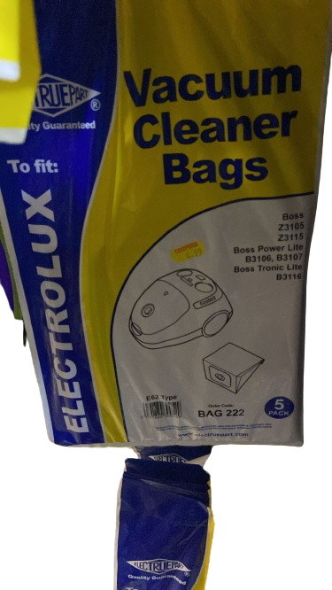 Electruepart Compatible E62 & U62 Dust Bag (Pack of 5) - BAG222