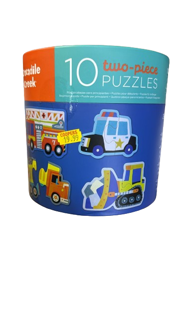 Two piece puzzles