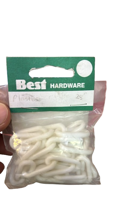 Chaîne en plastique blanc