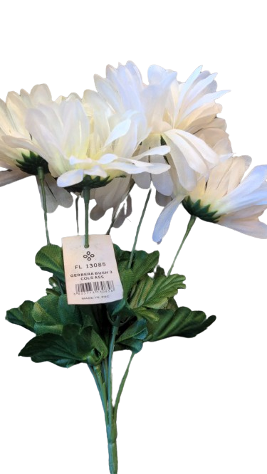 Flower dcor white