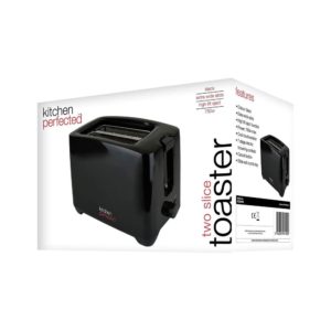Grille-pain KitchenPerfected 2 fentes extra-larges - Noir