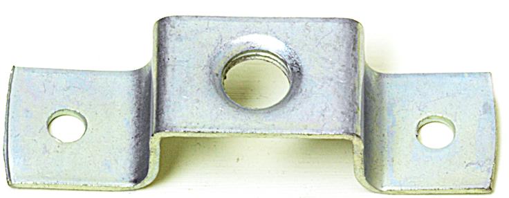 Plaque de fixation universelle pour lustre filetée M10 Galvanisée Longueur 70MM