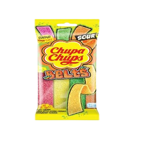 Chupa Chups Ceintures acidulées saveurs assorties 90g