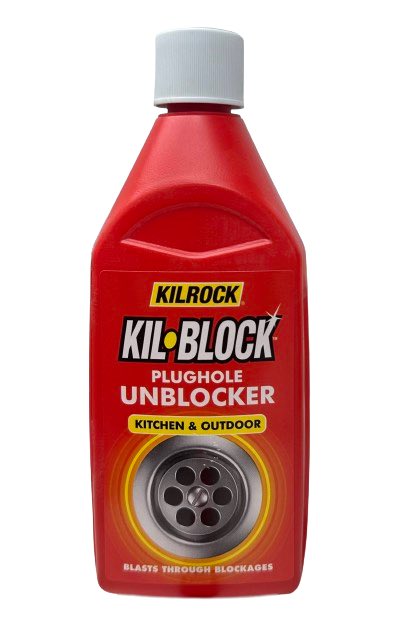 Kilrock Kil-Block Déboucheur Éviers et Canalisations 500ml